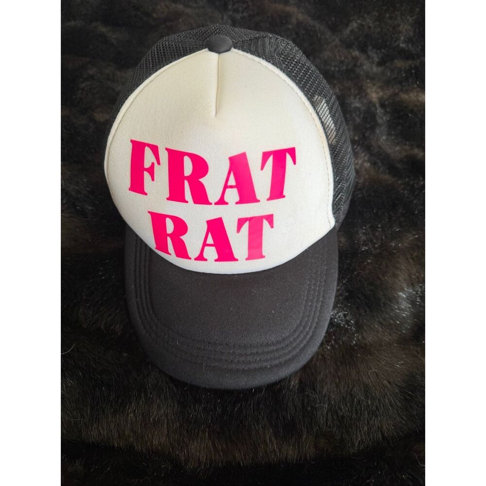 Greek life sorority fraternity frat rat hot pink SnapBack hat cap one size
